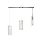 ELK Home Swirl Configurable 56595-3L Polished Chrome 3 Lights 180W Multi Pendant