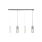ELK Home Swirl Configurable 56595-4LP Polished Chrome 4 Lights 240W Multi Pendant