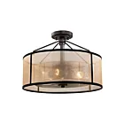 ELK Home Diffusion 57024-3 Oil Rubbed Bronze 3 Lights 300W Semi Flush Mount