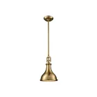 ELK Home Rutherford 57070-1 Satin Brass 1 Light 60W Mini Pendant