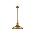 ELK Home Rutherford 57071-1 Satin Brass 1 Light 100W Pendant