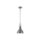 ELK Home Rutherford 57080-1 Weathered Zinc 1 Light 60W Mini Pendant