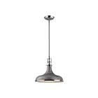 ELK Home Rutherford 57081-1 Polished Nickel 1 Light 100W Pendant
