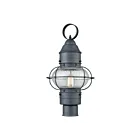 ELK Home Onion 57172-1 Aged Zinc 1 Light 60W Outdoor Post Light