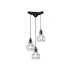 ELK Home Menlow Park Configurable 60047-3 Oiled Bronze 3 Lights 300W Pendant