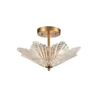 ELK Home Radiance 60164-3 Satin Brass 3 Lights 180W Semi Flush Mount