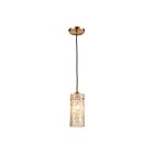 ELK Home Roubaix 60235-1 Satin Brass 1 Light 60W Mini Pendant