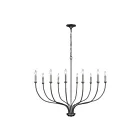 ELK Home Madeline 63098-10 Dark Gray 10 Lights 600W Chandelier
