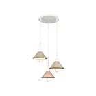 ELK Home Cape May 63158-3 White Coral 3 Lights 180W Pendant
