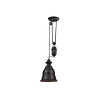 ELK Home Farmhouse 65070-1 Oiled Bronze 1 Light 100W Mini Pendant