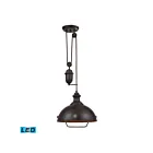 ELK Home Farmhouse 65071-1-LED Oiled Bronze 1 Light 9.5W LED Pendant