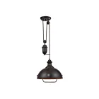 ELK Home Farmhouse 65071-1 Oiled Bronze 1 Light 100W Pendant