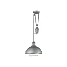 ELK Home Farmhouse 65081-1 Aged Pewter 1 Light 100W Pendant
