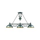 ELK Home Farmhouse 65163-3 Weathered Zinc 3 Lights 300W Linear Chandelier