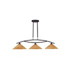 ELK Home Elysburg 6552-3-LED Aged Bronze 3 Lights 28.5W LED Linear Chandelier