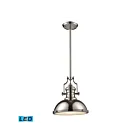ELK Home Chadwick 66114-1-LED Polished Nickel 1 Light 9.5W LED Pendant