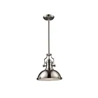 ELK Home Chadwick 66124-1 Satin Nickel 1 Light 100W Pendant