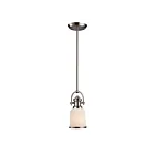 ELK Home Brooksdale 66161-1 Satin Nickel 1 Light 100W Mini Pendant