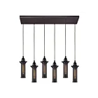 ELK Home Fulton Configurable 66325-6RC Oil Rubbed Bronze 6 Lights 360W Multi Pendant