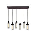 ELK Home Fulton Configurable 66326-6RC Oil Rubbed Bronze 6 Lights 360W Multi Pendant
