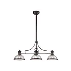 ELK Home Chadwick 66535-3 Oil Rubbed Bronze 3 Lights 300W Linear Chandelier