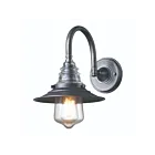 ELK Home Insulator Glass 66822-1 Weathered Zinc 1 Light 60W Wall Sconce