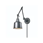 ELK Home Insulator Glass 66825-1 Weathered Zinc 1 Light 100W Wall Sconce