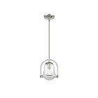 ELK Home Connection 67855-1 Satin Nickel 1 Light 60W Mini Pendant