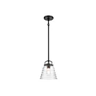 ELK Home Current 67875-1 Matte Black 1 Light 60W Pendant