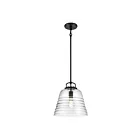 ELK Home Current 67876-1 Matte Black 1 Light 60W Pendant