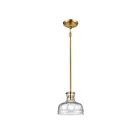 ELK Home Orinoco 67925-1 Satin Brass 1 Light 60W Mini Pendant