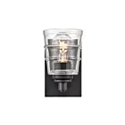 ELK Home Pulsate 67980-1 Matte Black 1 Light 60W Wall Sconce