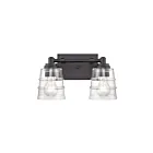 ELK Home Pulsate 67981-2 Matte Black 2 Lights 120W Vanity Light