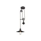 ELK Home Spindle Wheel 69083-1 Oil Rubbed Bronze 1 Light 60W Mini Pendant