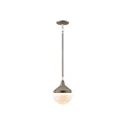ELK Home Mid-Century Schoolhouse 69274-1 Pecan 1 Light 60W Mini Pendant