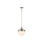 ELK Home Mid-Century Schoolhouse 69285-1 Satin Nickel 1 Light 60W Mini Pendant