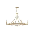 ELK Home 69486-6 Noura 360W 6-Lights Champagne Gold Chandelier