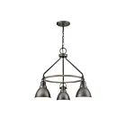ELK Home North Shore 69652-3 Iron 3 Lights 180W Outdoor Pendant