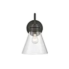 ELK Home Dovas 69661-1 Textured Black 1 Light 60W Outdoor Wall Sconce