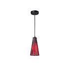 ELK Home Lumino 70000-1IR Inferno Red 1 Light 75W Mini Pendant