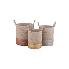 ELK Home 7011-001-S3 Natural Archipelago Baskets - Set of 3
