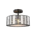 ELK Home Ethan 70213-2 Tiffany Bronze 2 Lights 200W Semi Flush Mount