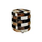 ELK Home 7162-089 Natural Patchwork Ottoman