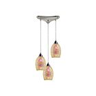 ELK Home Avalon Configurable 73041-3 Satin Nickel 3 Lights 300W Multi Pendant