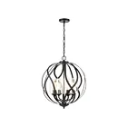 ELK Home 75095-4 Daisy 240W 4-Lights Midnight Bronze Chandelier