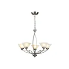 ELK Home 7637-5 Elysburg 300W 5-Lights Satin Nickel Chandelier