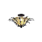 ELK Home Circeo 7044-3 180W Deep Rust Semi Flush Mount