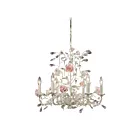 ELK Home 8092-6 Heritage 360W 6-Lights Cream Chandelier