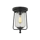 ELK Home Hamel 81223-1 Oil Rubbed Bronze 1 Light 60W Flush Mount