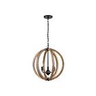 ELK Home 81405-3 Barrow 180W 3-Lights Matte Black Chandelier